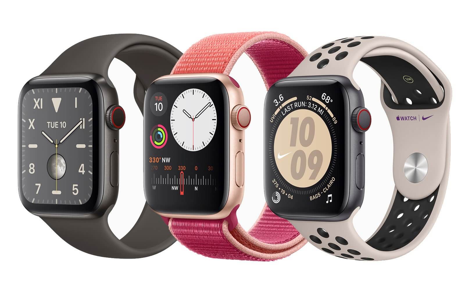 Версии апл вотч. Смарт часы Аппле вотч. Смарт часы вотч 5. Apple IWATCH 5. Apple watch Series 5.
